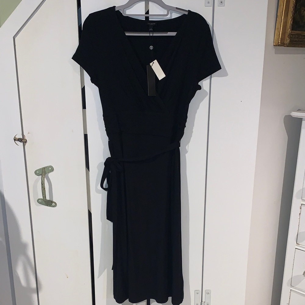 Talbots Elegant Black Dress